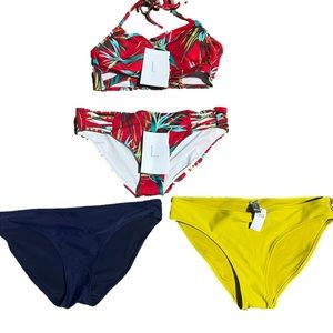 Aerie and Victoria’s Secret PINK Swimsuit Lot All Large Bikini Top Bottoms